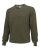 Stirling pullover, bomuld, v-hals, oliven