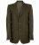 Jura mens tweed blazer, lodengrøn tern