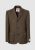 Callum Utility Jacket Harris Tweed, brown herringbone