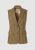 Pippa Waistcoat Harris Tweed, mustard herringbone