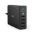 Anker PowerPort+ 5 USB hub oplader, 60W USB-C, Sort