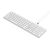 Satechi tastatur med USB tilslutning – Nordisk Layout, Silver