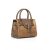 Mini Windsor Leather & Suede Handbag, tan/lysbrun