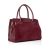 Windsor Leather & Suede Handbag, oxblood