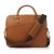 Westminster Saddle Leather Laptop bag, tan/lysbrun