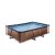 EXIT Stone pool 300x200x65cm med filterpumpe – brun