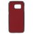 Samsung Galaxy S7 – Carbon Fiber PU Læder Overtrukket Hard Plastik Etui – Rød
