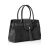 Windsor Leather & Suede Handbag, sort