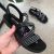 Sort glimmer sandal fra Skechers med memory foam i sålen – 39