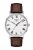 Tissot Everytime i stål  med brun læderrem – T1094101603300